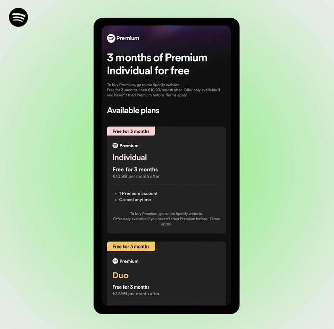 苹果允许Spotify的iOS应用向欧盟用户显示定价信息