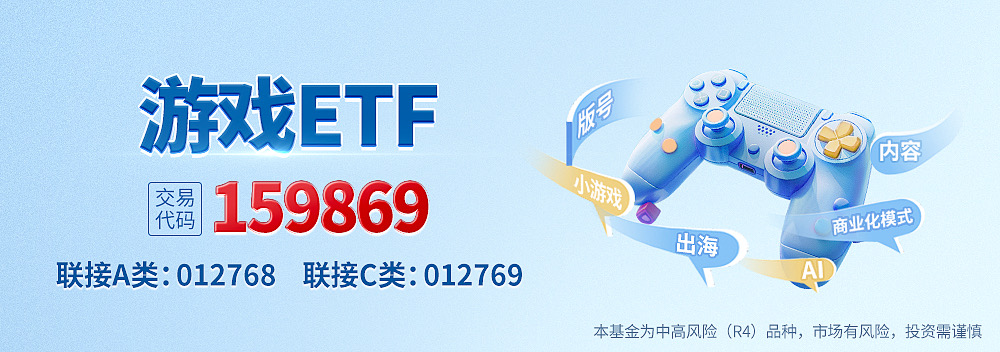 把握低位布局窗口游戏ETF（159869）午后震荡下挫