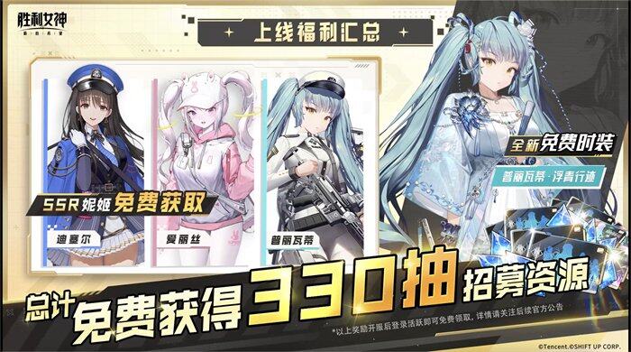 《胜利女神：新的希望》首发爆料免费330抽开局六金尼尔联动(图8)