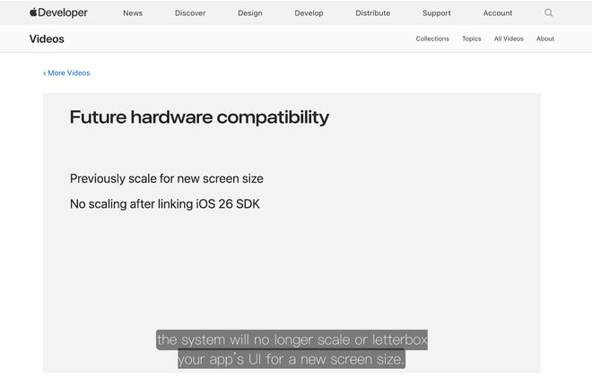 苹果iOS26开发者工具包暗示折叠屏iPhone应用可提前适配新屏幕(图2)