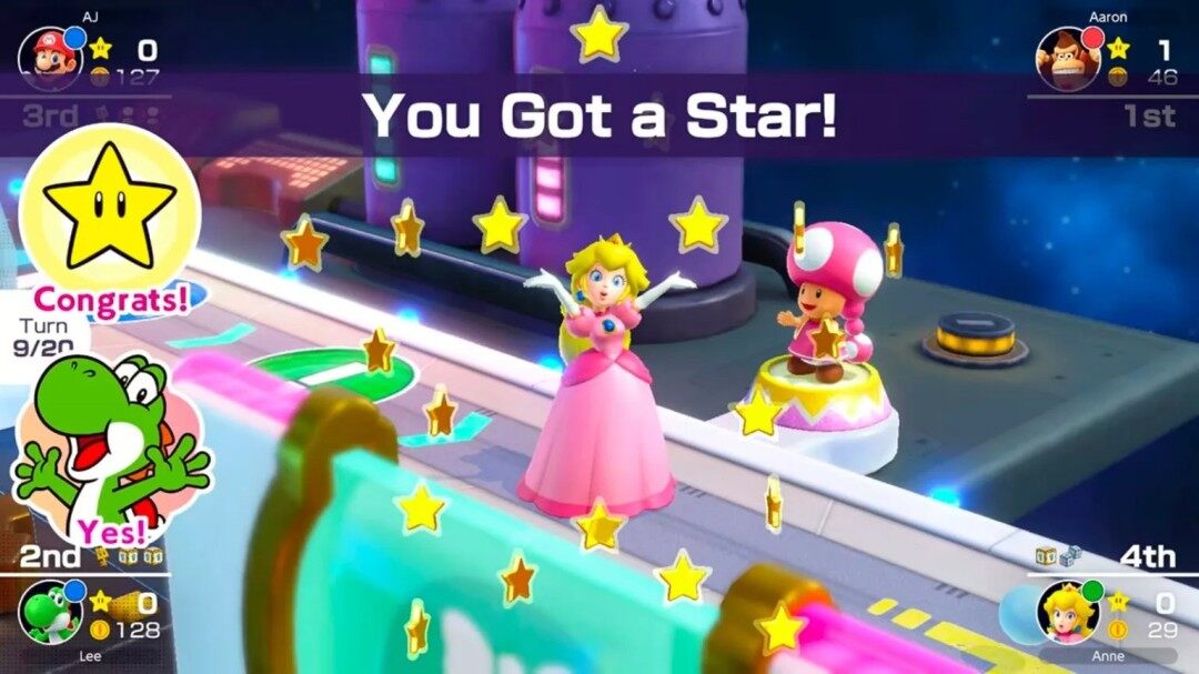 《超级马里奥派对》更新211版本专门修复排行榜错误